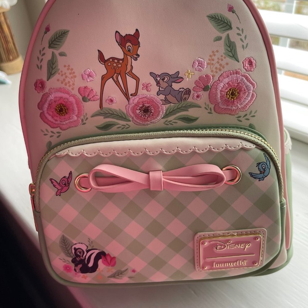 New Loungefly Bambi Springtime Mini Backpack - Picture 2 of 16